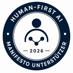 Unterstützer des Human-First-AI-Manifesto 2026